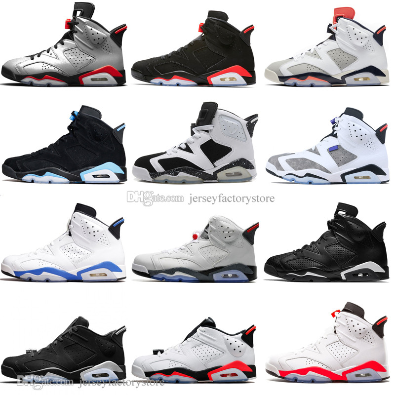 

2019 Infrared Bred 6 6s Mens Basketball Shoes 3M Reflective Bugs Bunny Tinker Hatfield Black Cat Flint Men Sport Sneaker women Size 40-47, #11