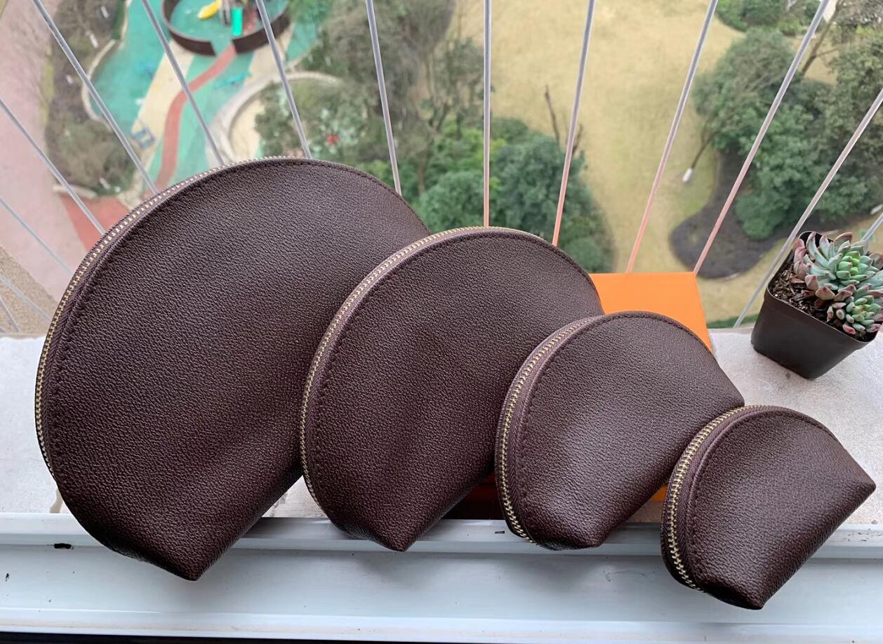 

4 pcs set Women cosmetic bags famous makeup bag designer travel pouch make up bag ladies purses organizador toiletry bag, Old flower