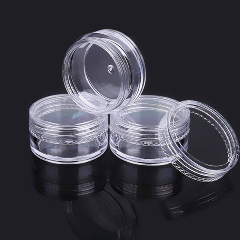

Refillable Bottles Cream Box Plastic Portable Cream Storage Box Empty Facial Makeup Jar for Beauty Tools