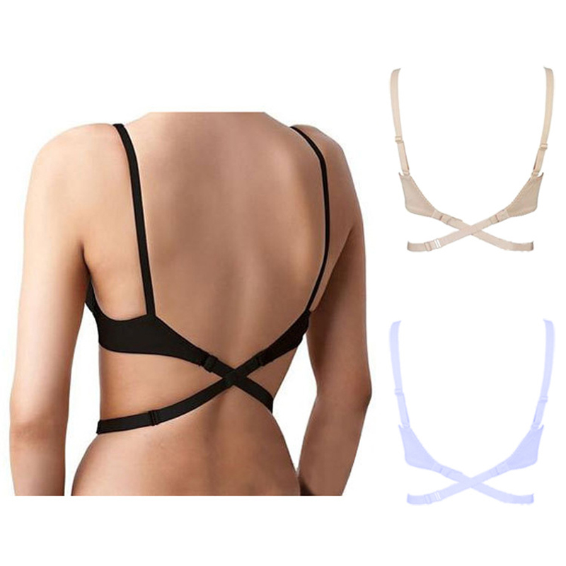 

New bra straps fashion low waist halter bra with sexy ladies 2018 converter adjustable girl invisible extender W0004
