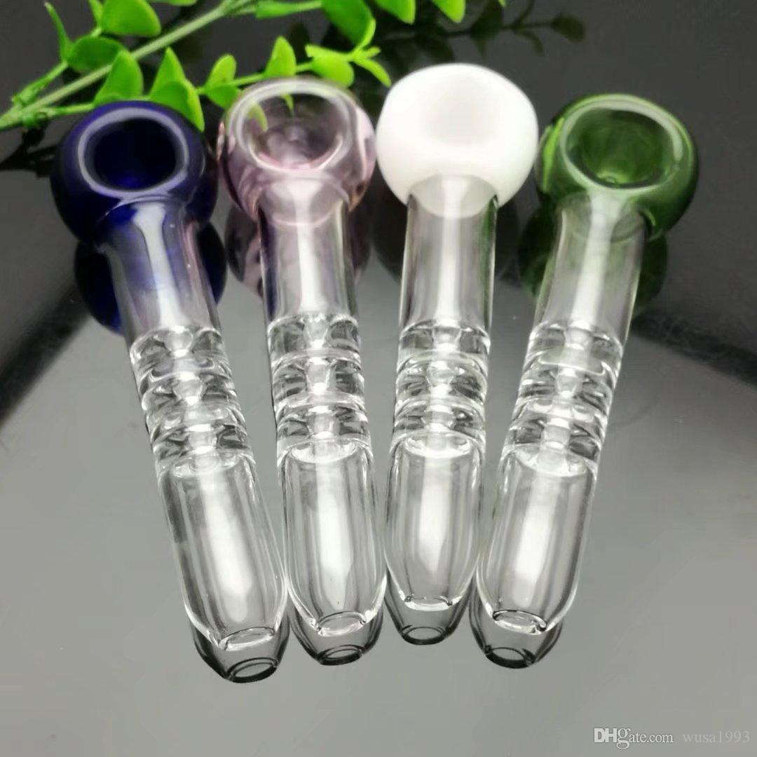 

Color three layer baffle glass pipe Wholesale Glass bongs Oil Burner Glass Water Pipes Oil Rigs Smoking Free