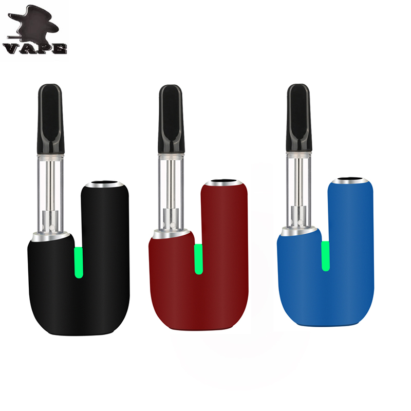 

Authentic UI Battery Starter Kits 650mAh Preheat VV Variable Voltage Vape Box Mod For 510 Thread Thick Oil Cartridges Tank DHL free, Green