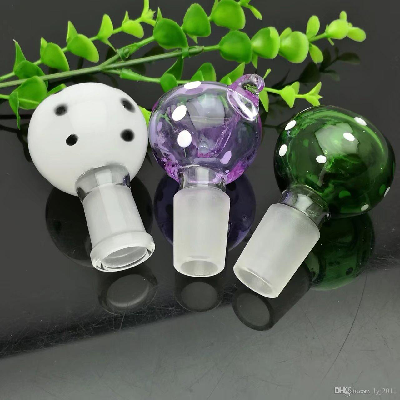 

Glass bubble head with crooked hook Wholesale Glass bongs Oil Burner Glass Water Pipes Oil Rigs Smoking, Free Shipping