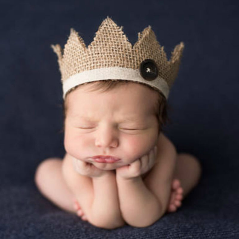 Nouveau-né Photographie Props main garçons Bébés filles Mode Bébé Chapeau mignon Cap Czapki Dla Dzieci photo Props Couronne Couvre-chef