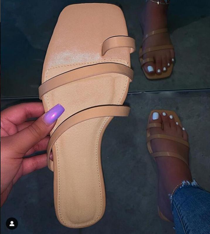 

JAYLAY 2020 new women flip flop sandals flat bottom ladies beach shoes outdoor travel fashion wild student slippers 040418, Black