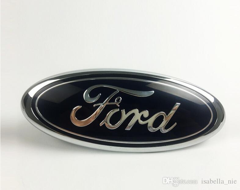 9Inch For F150 F250 Front Grille Tailgate Black Emblem Oval Badge Nameplate