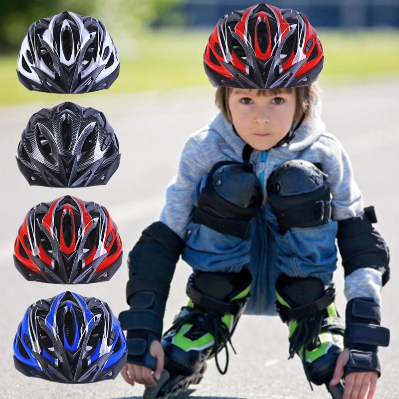 

child Adjustable Bicycle Cycling Helmet Superlight 22 Vents Ultra-light Breathable MTB Road Bicycle Safety Helmet 50-54 cm, Red