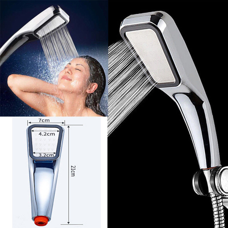

300 Holes High Pressure Shower Head Powerfull Boosting Bath Water Saving