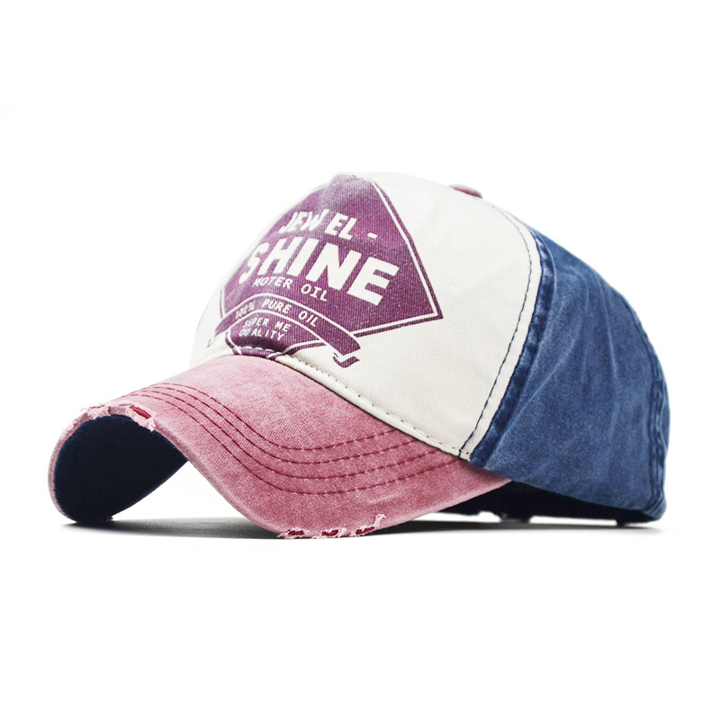 

Spring and summer new Korean baseball caps men women coated cotton sun hat shine outdoor hats