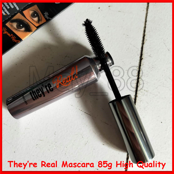 

2020 Famous High Quality they are real eye makeup Waterproof Mascara black long lasting 85g net weight fast shipping