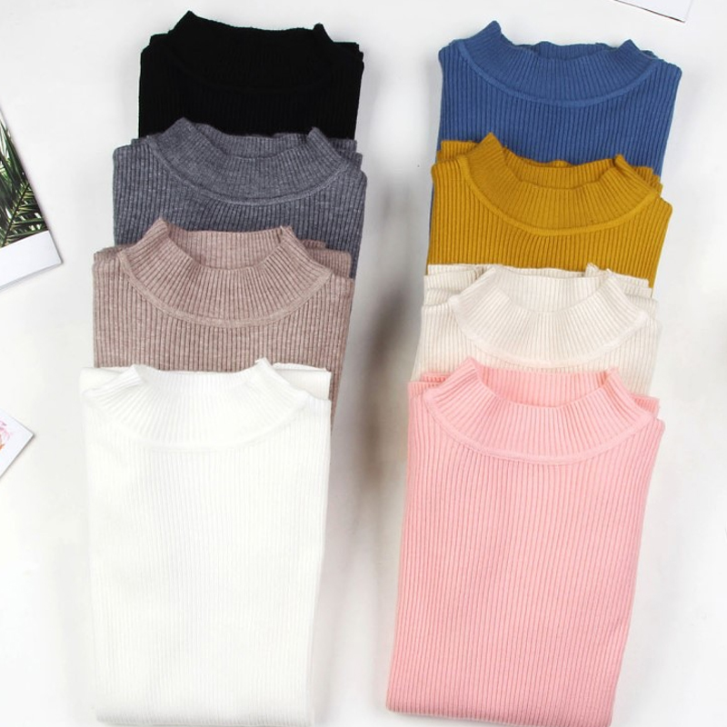 

Autumn Winter Sweaters Women Knitted Turtleneck Sweater Casual Soft Turtleneck Jumper Slim Elasticity Pullovers Pull Femme, Apricot