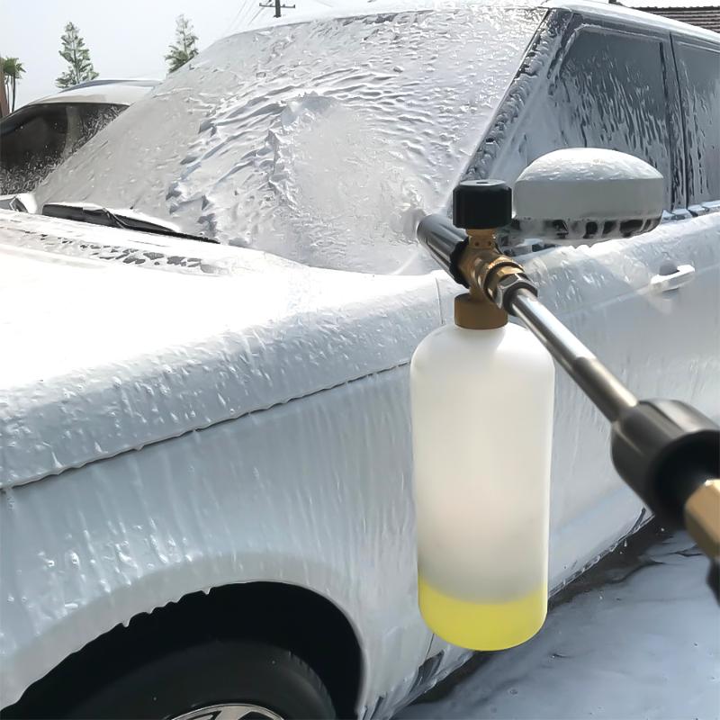 Snow Foam Lance For Karcher K2 K3 K4 K5 K6 K7 Car Pressure Washers Soap Foam Generator With Adjustable Sprayer Nozzle-image-544676973