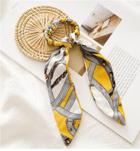 

Hand woven large intestine loop knot streamer chain Europe and America cross border new women's curling headrope, Picture color