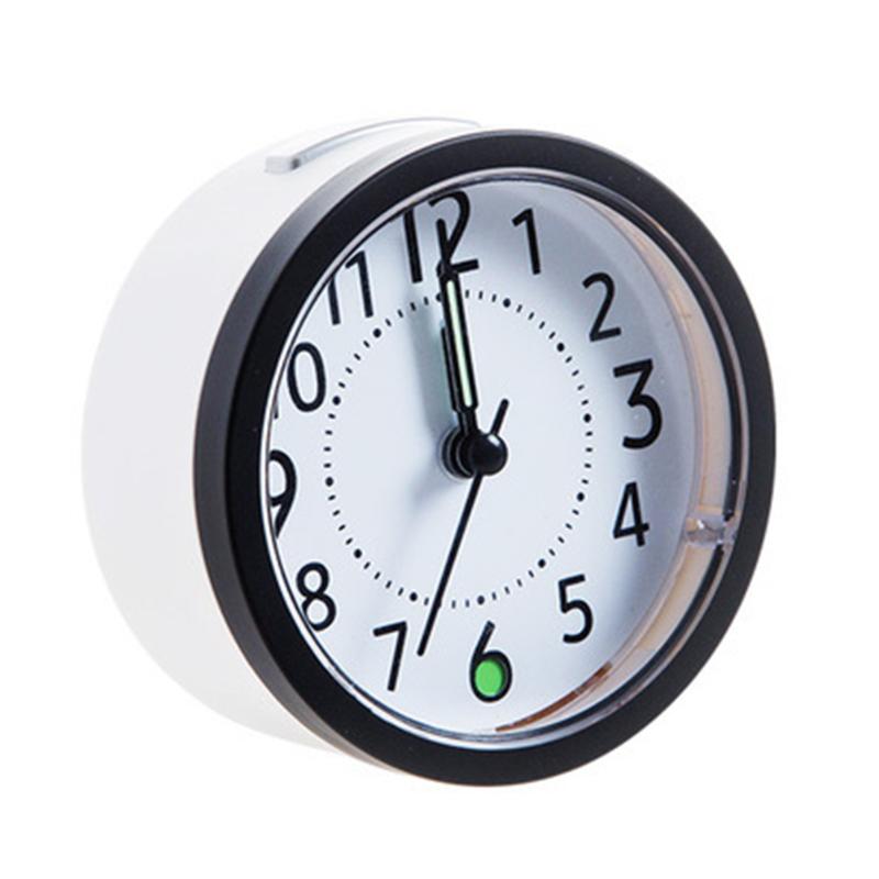 

Durable Alarm Clock Silent Snooze Analog Bedside Simple Wake Up Luminous Battery Operated Nightlight Design Non Ticking Office