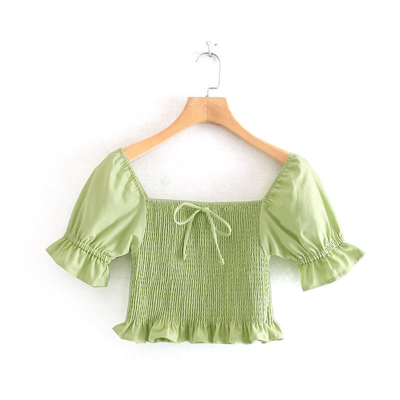 

New arrival New birds 45-9492 European and American fashion elastic condole top, Beige