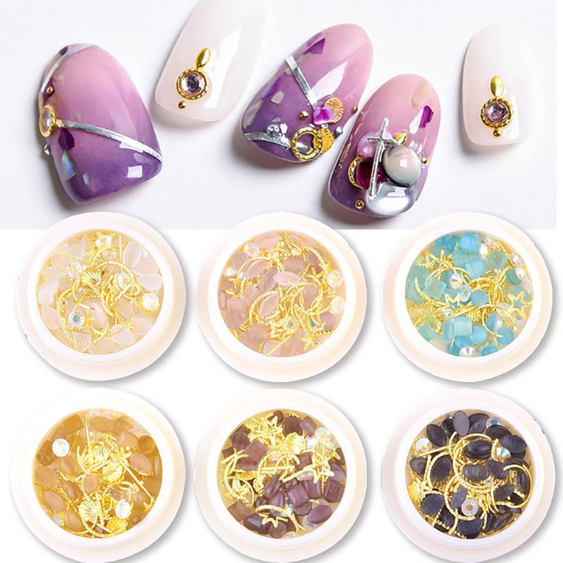 

1 Box Nail Rhinestone Stone Polish Art Design Sequins Glitter Nail Micro Drill 3D Charm Gems DIY Manicure Art Decoration