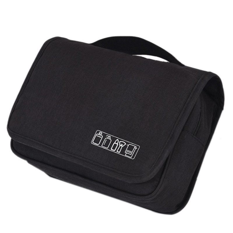 

Portable Cosmetic Bag Large-Capacity Simple Multi-Function Storage Bag Outdoor Travel Hook Wash, Burgundy