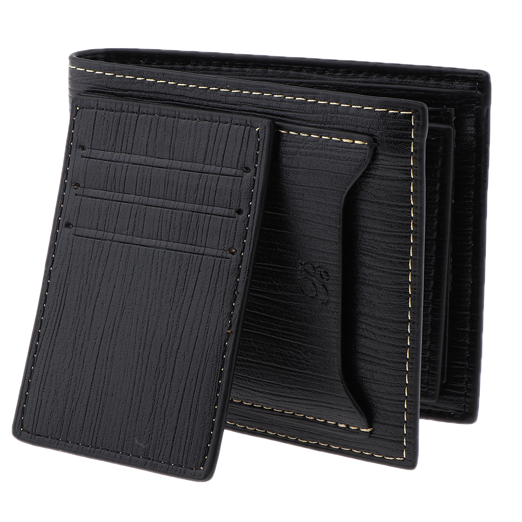 

Fashion Mens Leather Wallet Short Card Holder Case Coin Purse