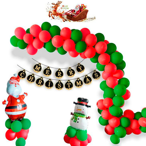 

12 inch Santa Claus HAPPY BIRTHDAY Foil Balloons Happy Birthday Party Decoration Kids Christmas Alphabet Air Balloons
