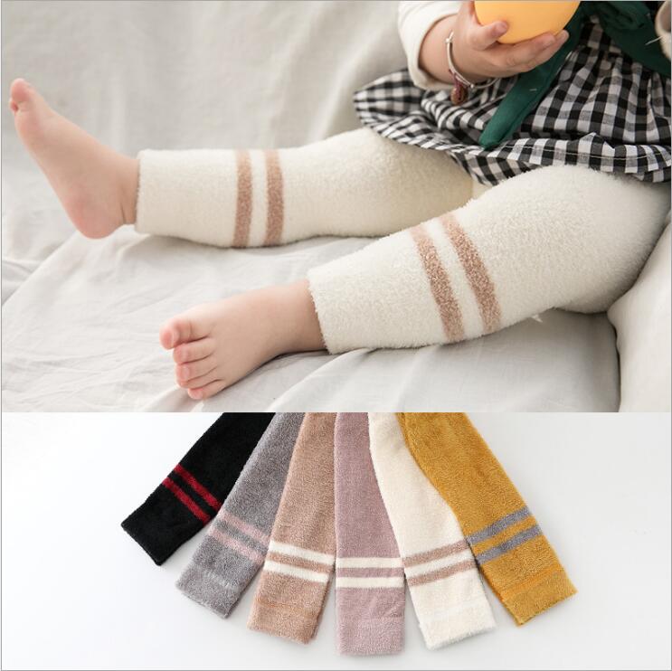Kid Girl Baby WINTER Warm Thermal Coral Fleece Bottoms Tights Leggings Stockings