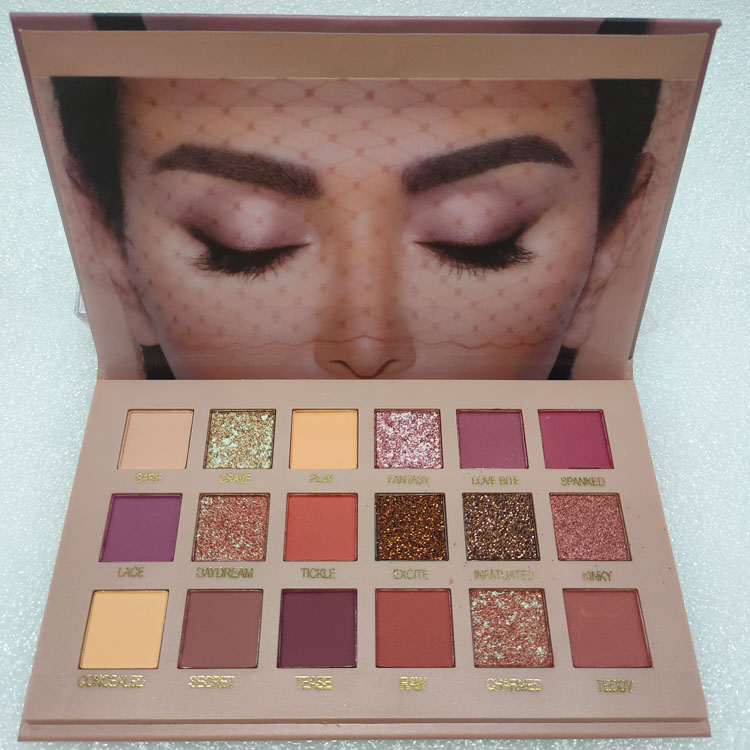Palette ombre de paume la plus récente 18 couleurs Palette ombre à paupières SHIMMER Matte paillettes Shadow Palette Livraison Gratuite