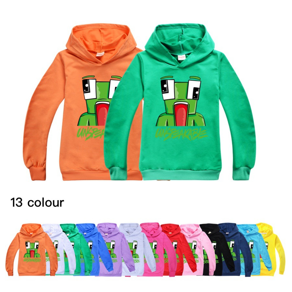 

fashion kid hoodie sweatshirt UNSPEAKABLE hoodies for 2-16years child boys girls unspeakable hooded clothes outerwear, Red