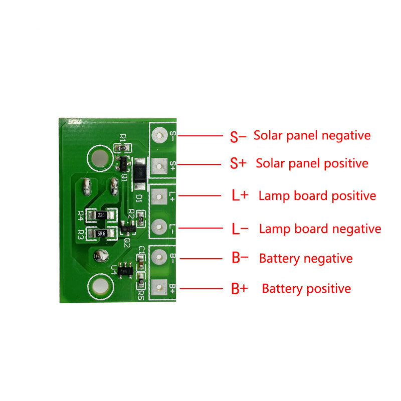 

3.7V1A Solar Lantern Controller Solar Lawn Lamp Control Board Photo-Induction Solar Lamp Circuit Board