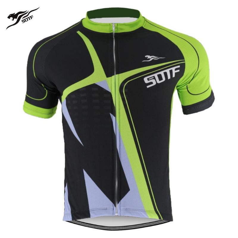 

Green Geometric Breathable Retro Cycling Jersey Short Sleeve Motocross Clothing Road Mountain Bike Shirt Men Women cycling, Qxsy-28