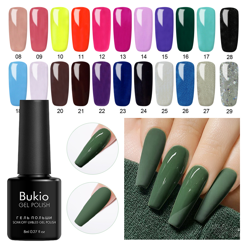 

Gel Nail Polish Sweet Colorful Color Nails Long Lasting Soak Off UV Gel Polish Nail Art DIY Beauty Design Top Coat Varnish, 62pink