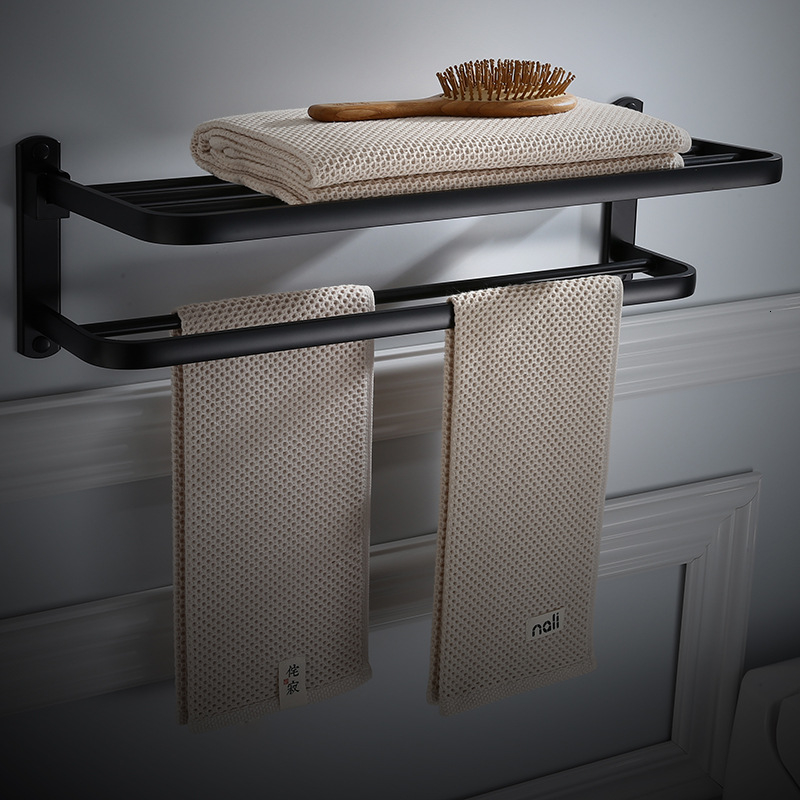 Handtuchhalter Rack Edelstahl geb/ürstet 3-Schicht Handtuchhalter Wand-Badetuch Aufh/änger f/ür Badezimmer Dusche 6 Gr/ö/ßen verf/ügbar
