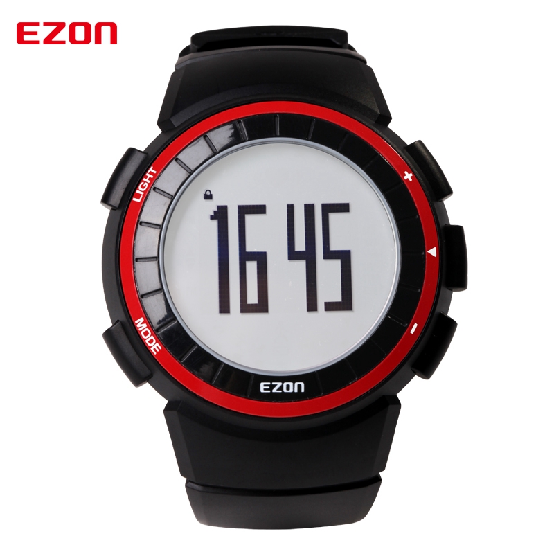 EZON T029 Men Sports Watch Pedometer Calories Chronograph Fashion Outdoor Fitness Watches 50M Waterproof Digital Wristwatches-image-527848884