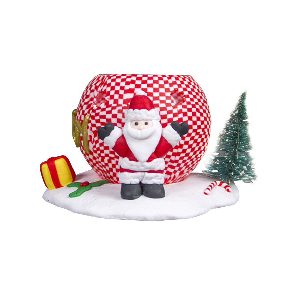 

Christmas Decorations For Home Ceramic Tealight Candle Holder Decorations Crafts New Year navidad 2020