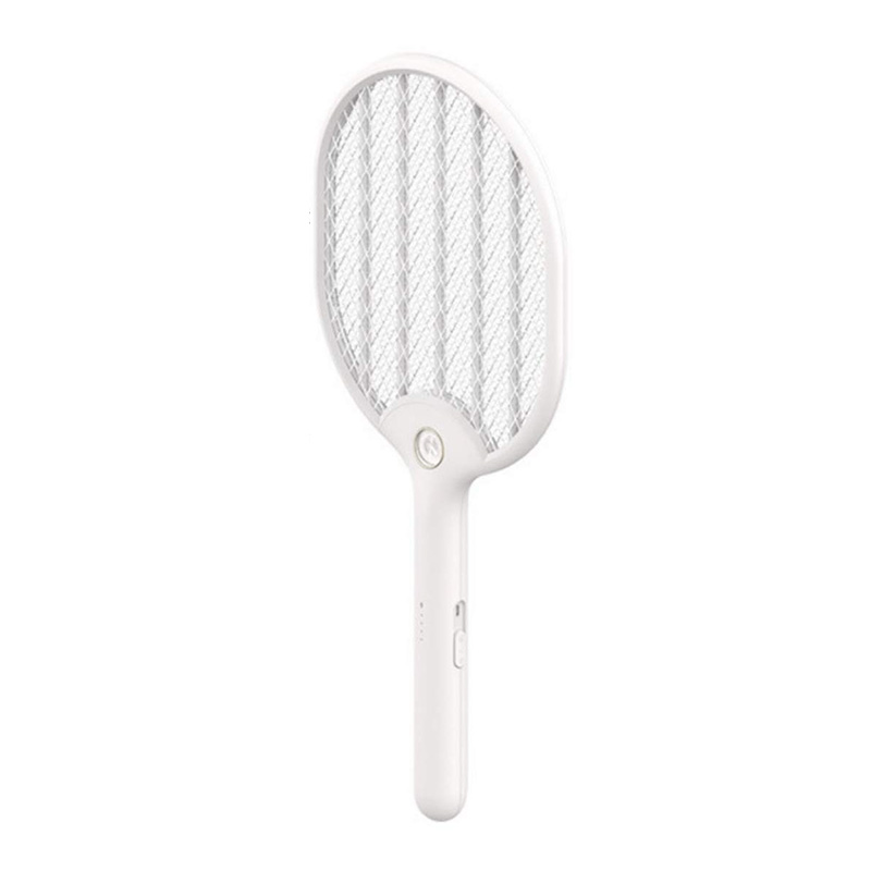 

Electric Bug Zapper Swatter Zap Mosquito Best for Indoor and Outdoor Killer - Rechargeable (White Zapper) Catcher