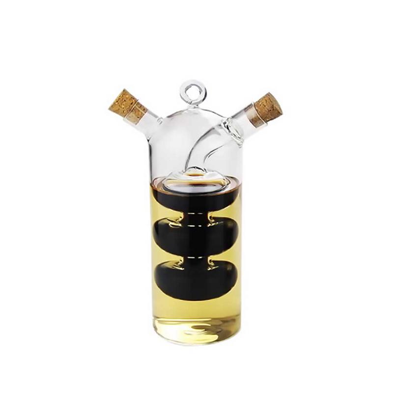 

Innovative Dual Glass Oil Storage Bottle Thermal Resistance Oil Dispenser Durable -proof Vinegar Bottles