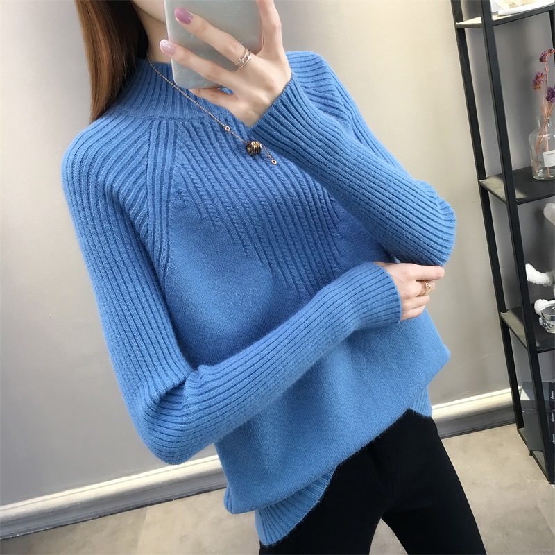 

5816 (winter had 4 row 11) render of raglan sleeve knit sweater product half a turtleneck cultivate morality is 44, See chart