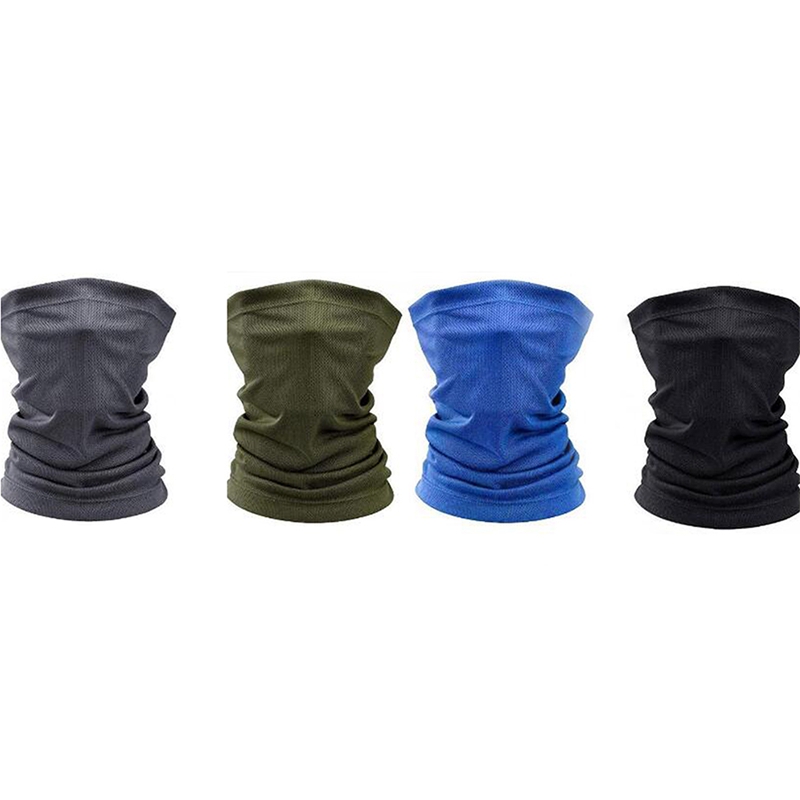 

Cycling Caps & Masks 2Pcs Headscarf Sun UV Protection Neck Gaiter Scarf Reusable DustScarf Fishing Hiking For Men Women, Black
