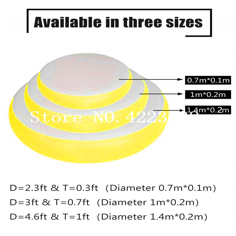 

a set airspot round air floor air track for gym training dia 0.7m / 1m /1.4m