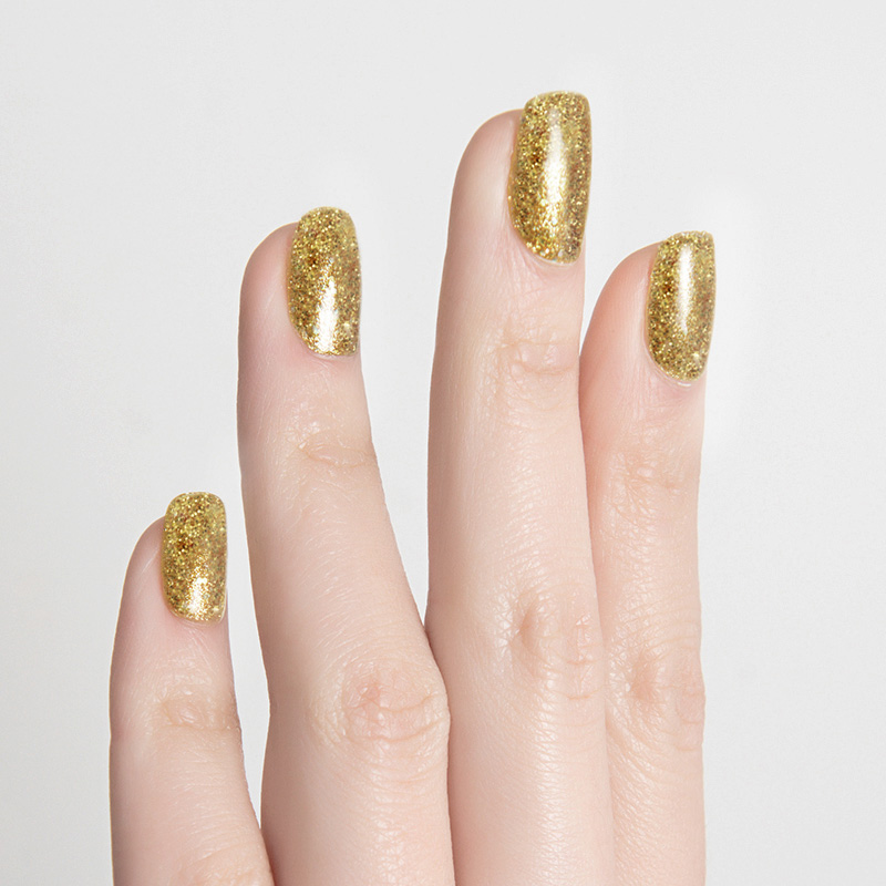 

1 Pcs Sequin UV LED Gel Polish Soak Off Nail Art Golden UV Gel Varnish OA66, Rca345