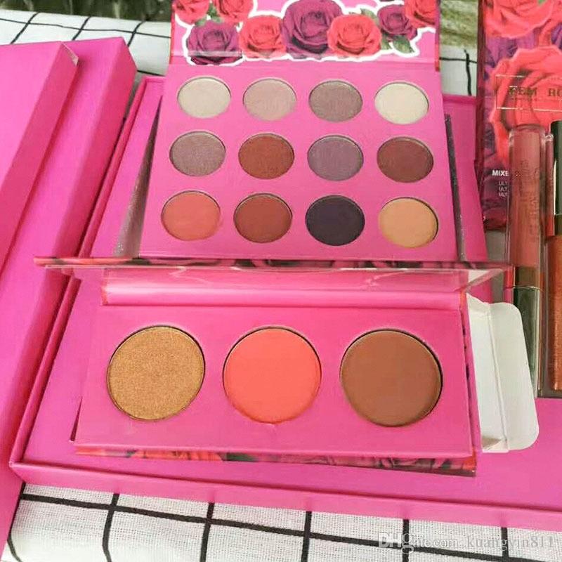 NOUVELLE arrivée !! 2017 vente chaude Colourpop X Karrueche maquillage Collection Lip / SHE Palette Ombre à Paupières / Son Kit de joue par Via D