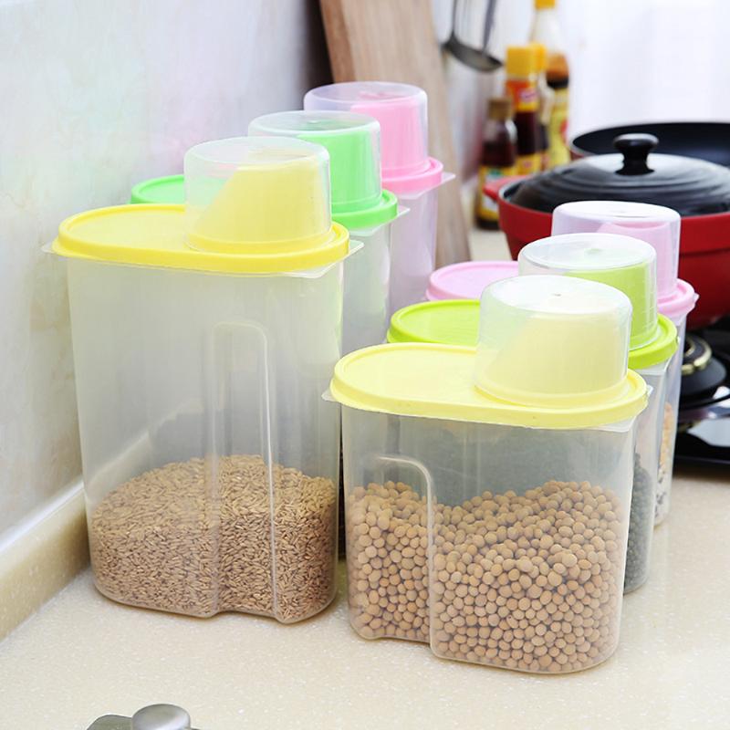 

Kitchen Storage Box Container Modern Cereal Storage Kitchen Containers Plastic Containers Plastic Container with Lid