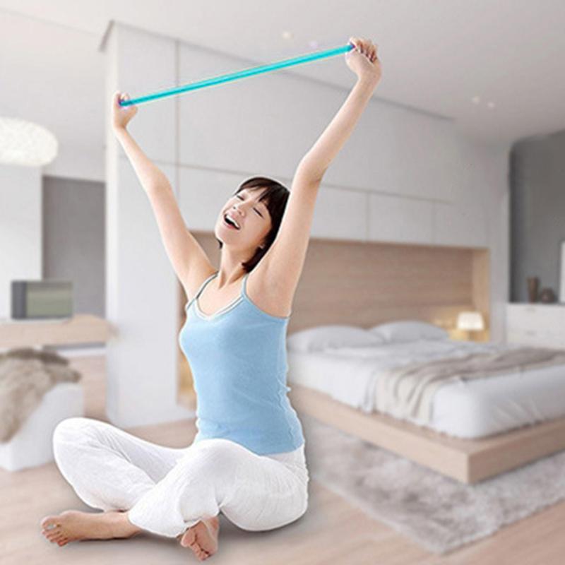 

Silicone Resistance Band Multifunctional Portable Fitness Yoga Stretch Rope Indoor And Outdoor Fitness Equipment, Blue