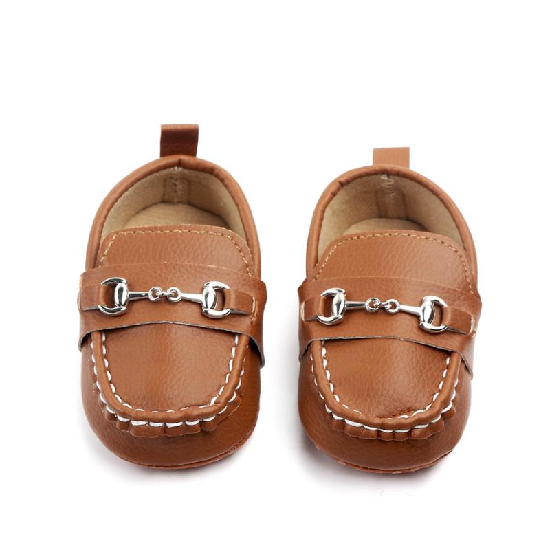

Baby leather shoes girl newborn PU moccasins kid sneakers sapatos infantil boy zapatos crib toddler neonato trampki first walker, Black