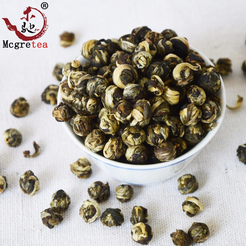 

2021 very good china 250g Blooming 100% JASMINE DRAGON PEARLS TEA FREE SHIPPPING Green Tea