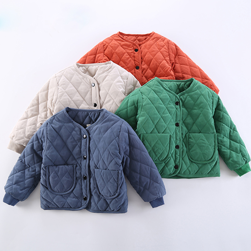 

Cute Warm Winter Children Girls Coat Spring Kids Jacket Boys Outerwear Coats Cotton Boy Thicken Baby Clothes Clothing For 2Y-7Y, Blue