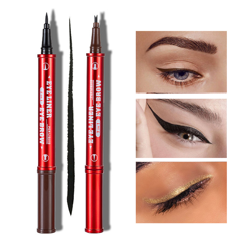 

Black Eyeliner Pencil Waterproof Eye Liner Pen Professional Eye Makeup Long-lasting Cosmetic Tool Smudge-Proof Cosmetic Tool, As show