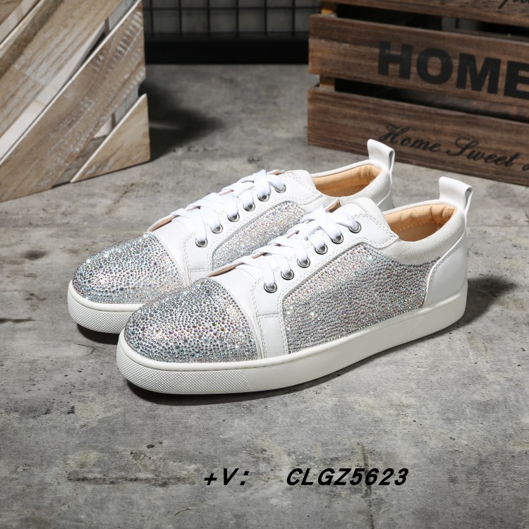 White with Colorful Diamonds