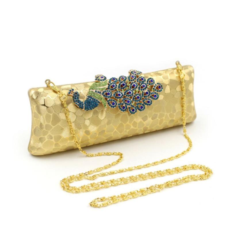 

Seven-color sequins popular bag, high-grade inlaid drill sparrows dinner package banquet handbag, one shoulder bag, Black