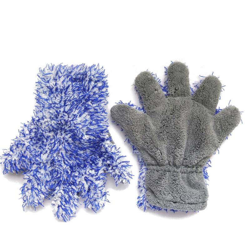 

Microfiber Washing Hand Gloves Car Window Dust Cleaning Glove Household Cleaning Towel Kitchen Accessories D24