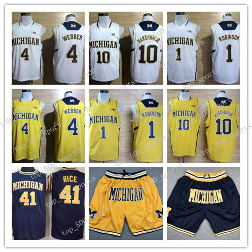 u of m basketball jersey