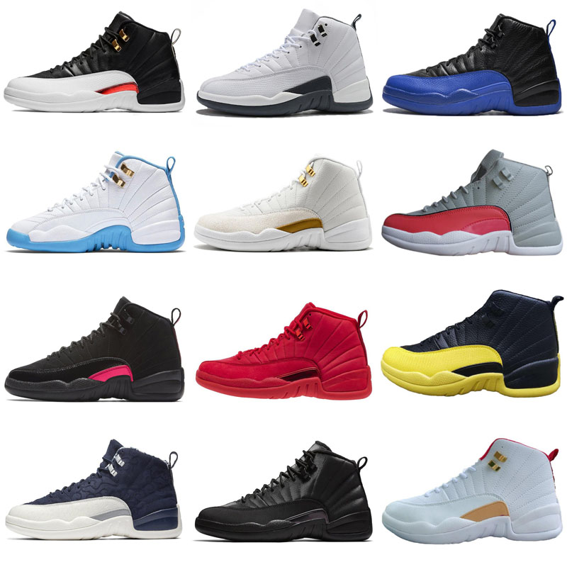 

High Quality 12 12S CNY Chinese Men and Women Basketball Shoes WNTR Michigan Gym red International Flight Jams mens sports sneakers designer, As photo 8